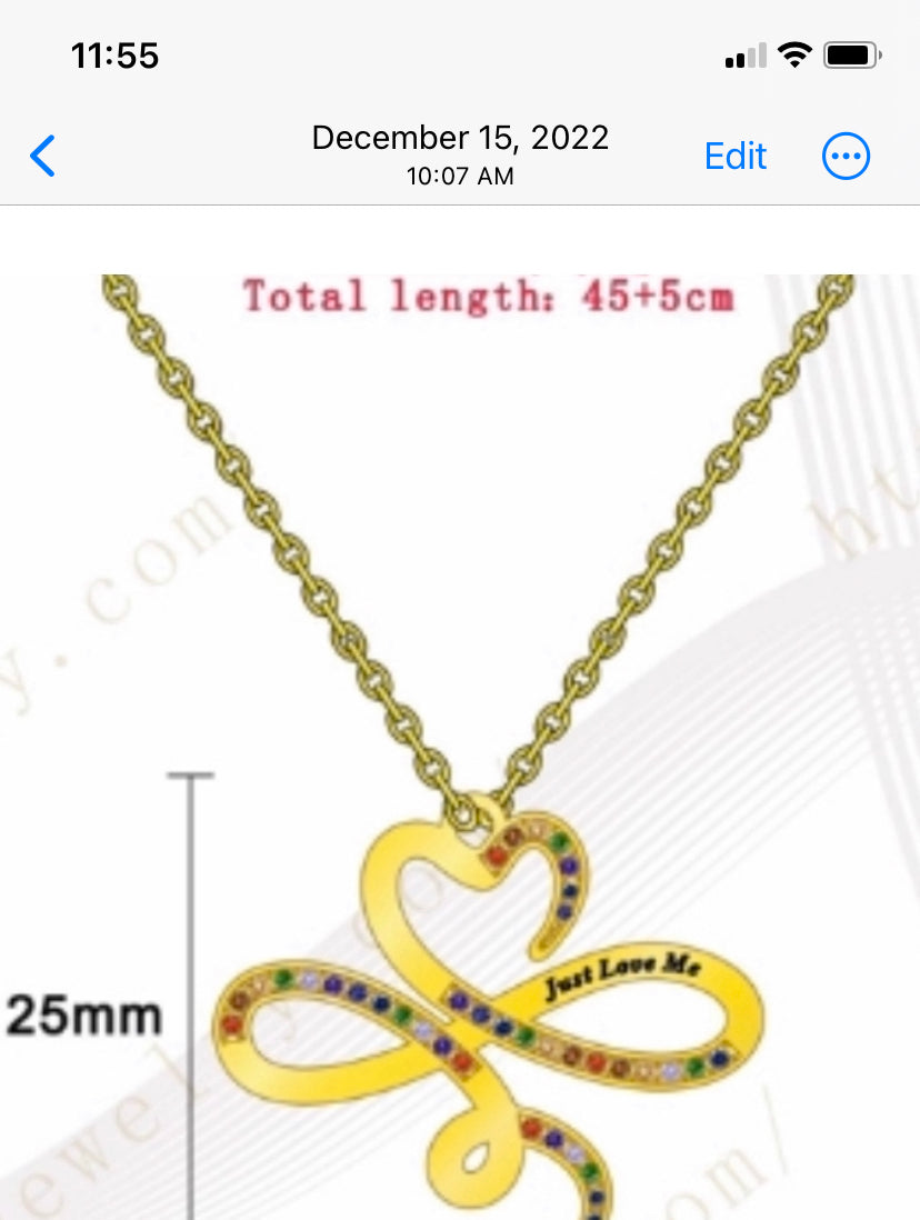 Crest Heaven Eternal Heart Necklace
