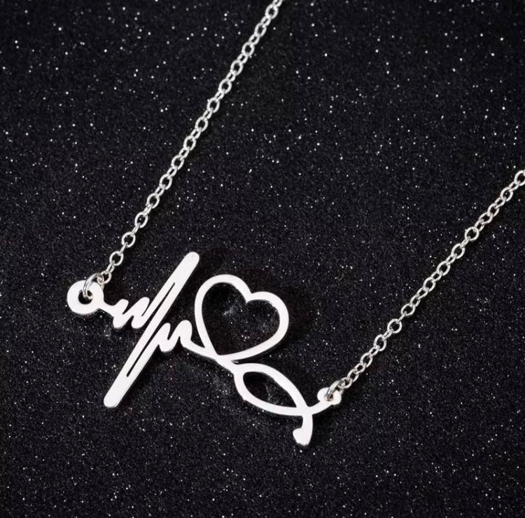 Heartbeat of Gold Necklace