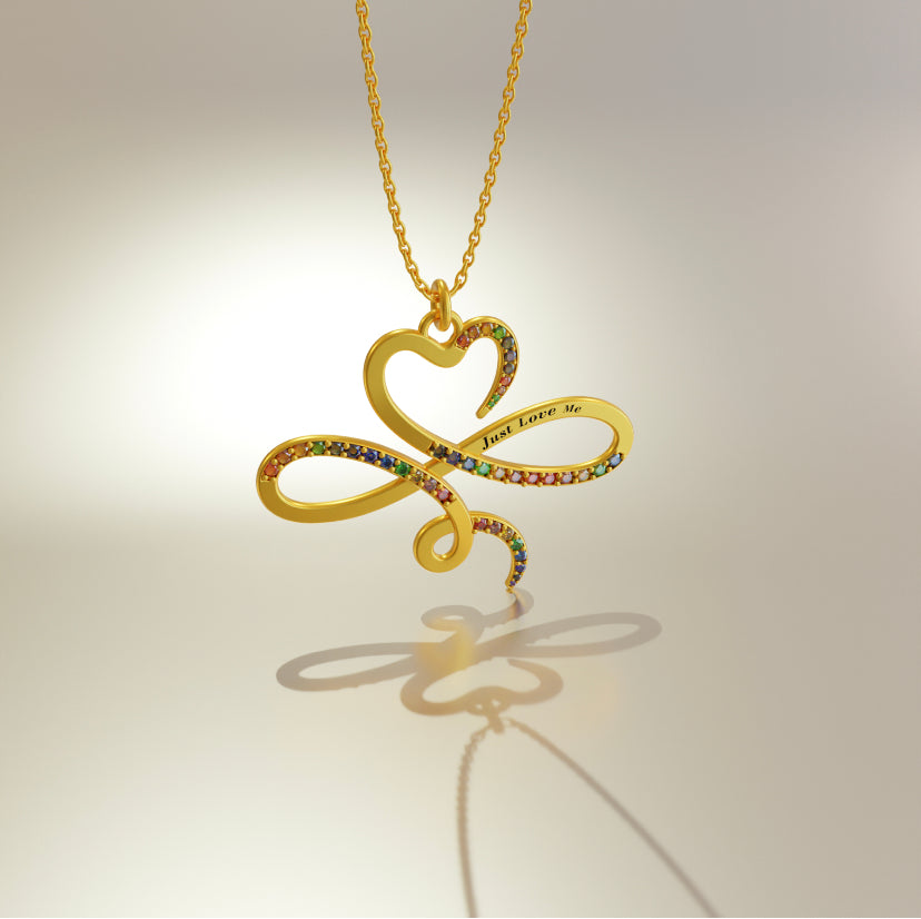 Crest Heaven Eternal Heart Necklace