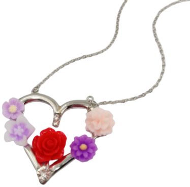 Heart Blossoms Necklace