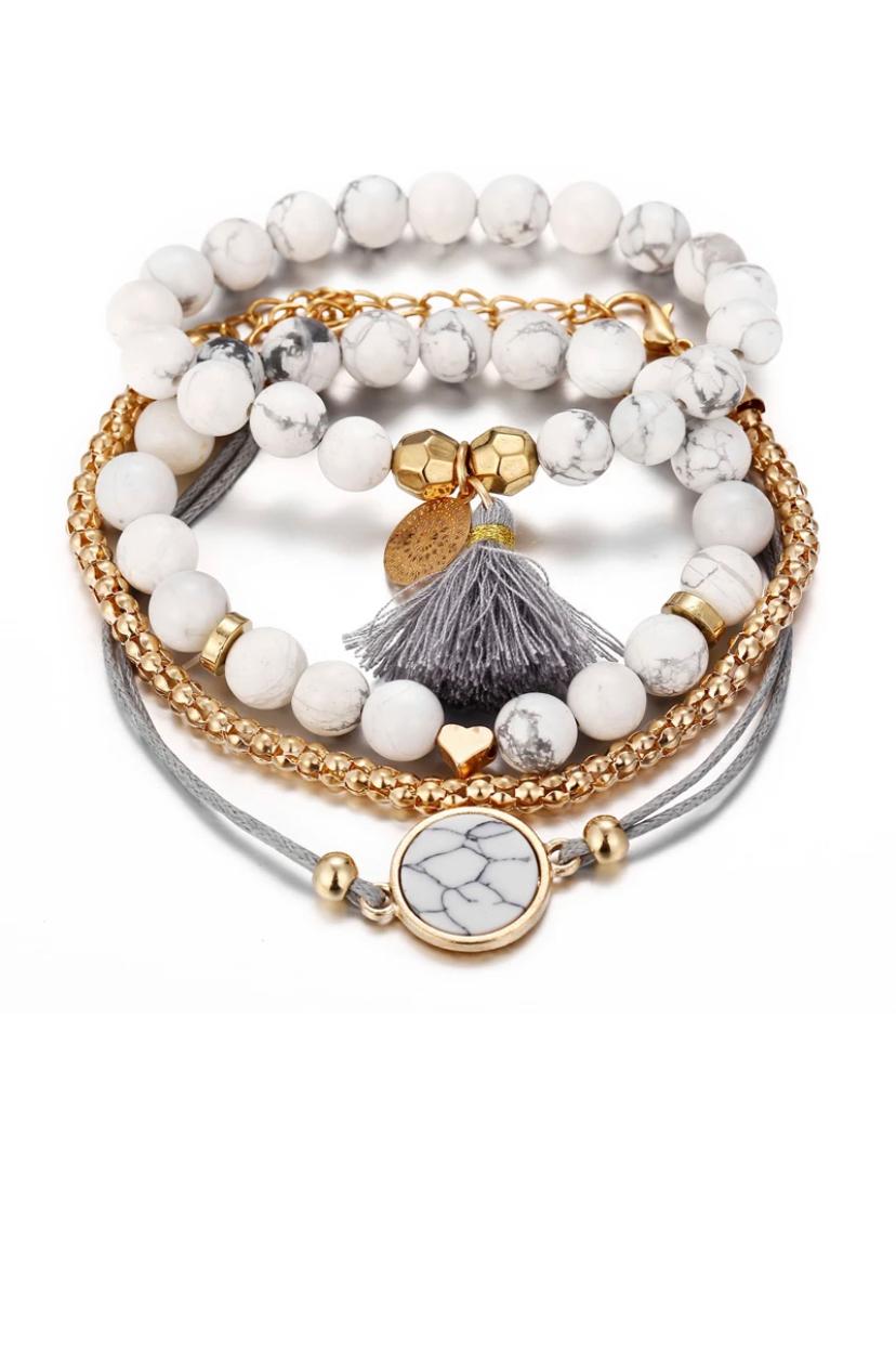 Marble Harmony Bracelet Set.