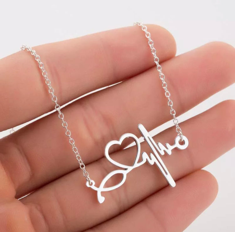 Heartbeat of Gold Necklace
