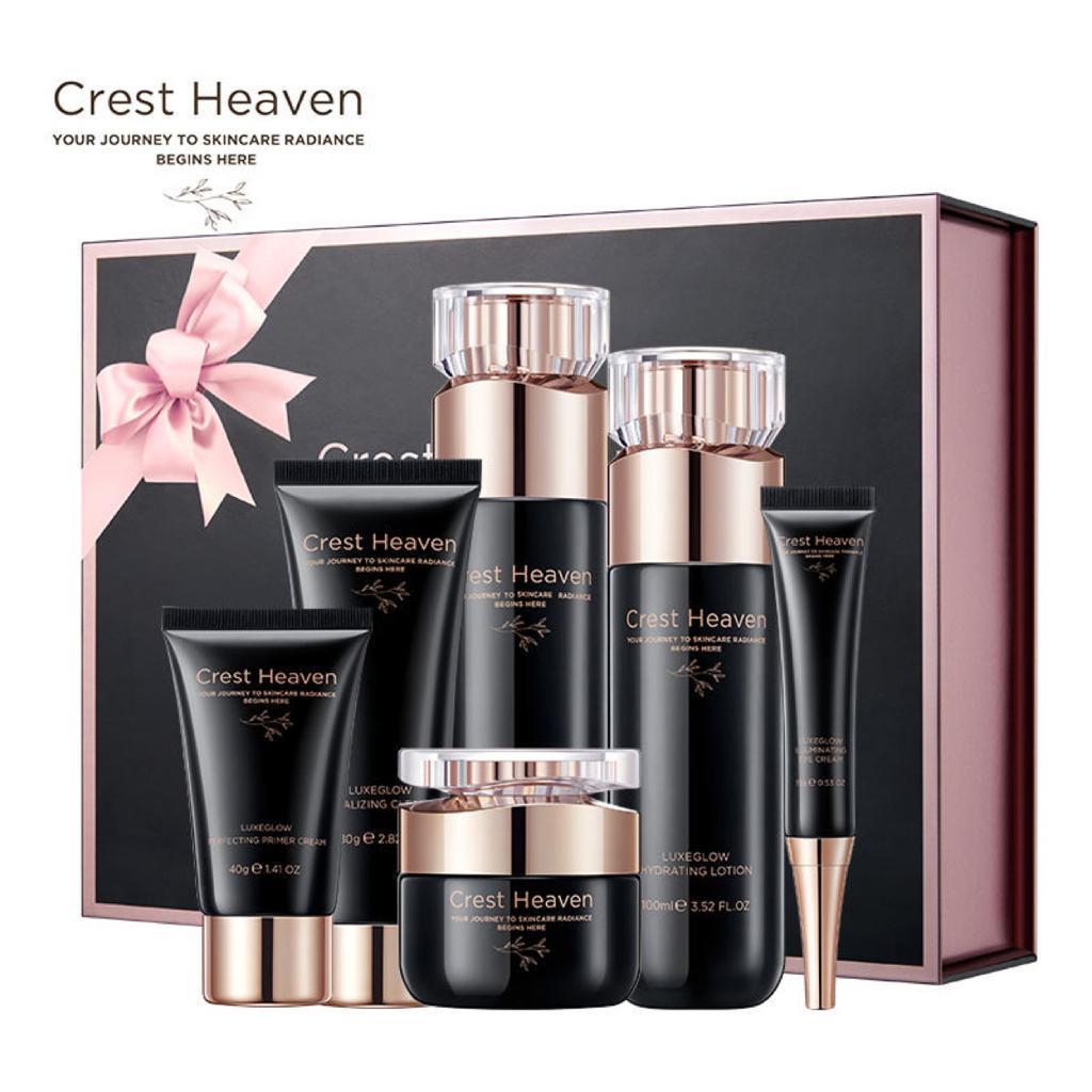 Crest Heaven LuxeGlow Skincare Ensemble