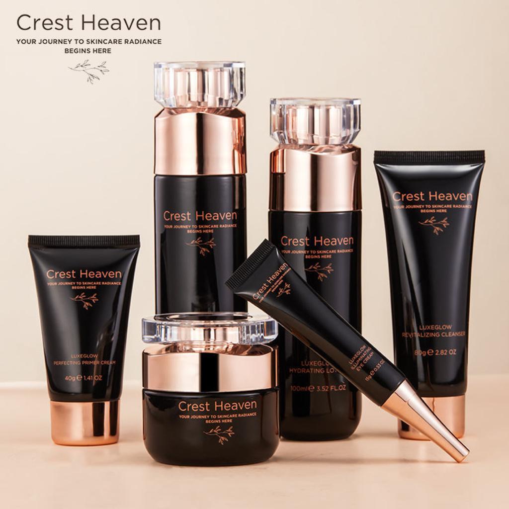 Crest Heaven LuxeGlow Skincare Ensemble