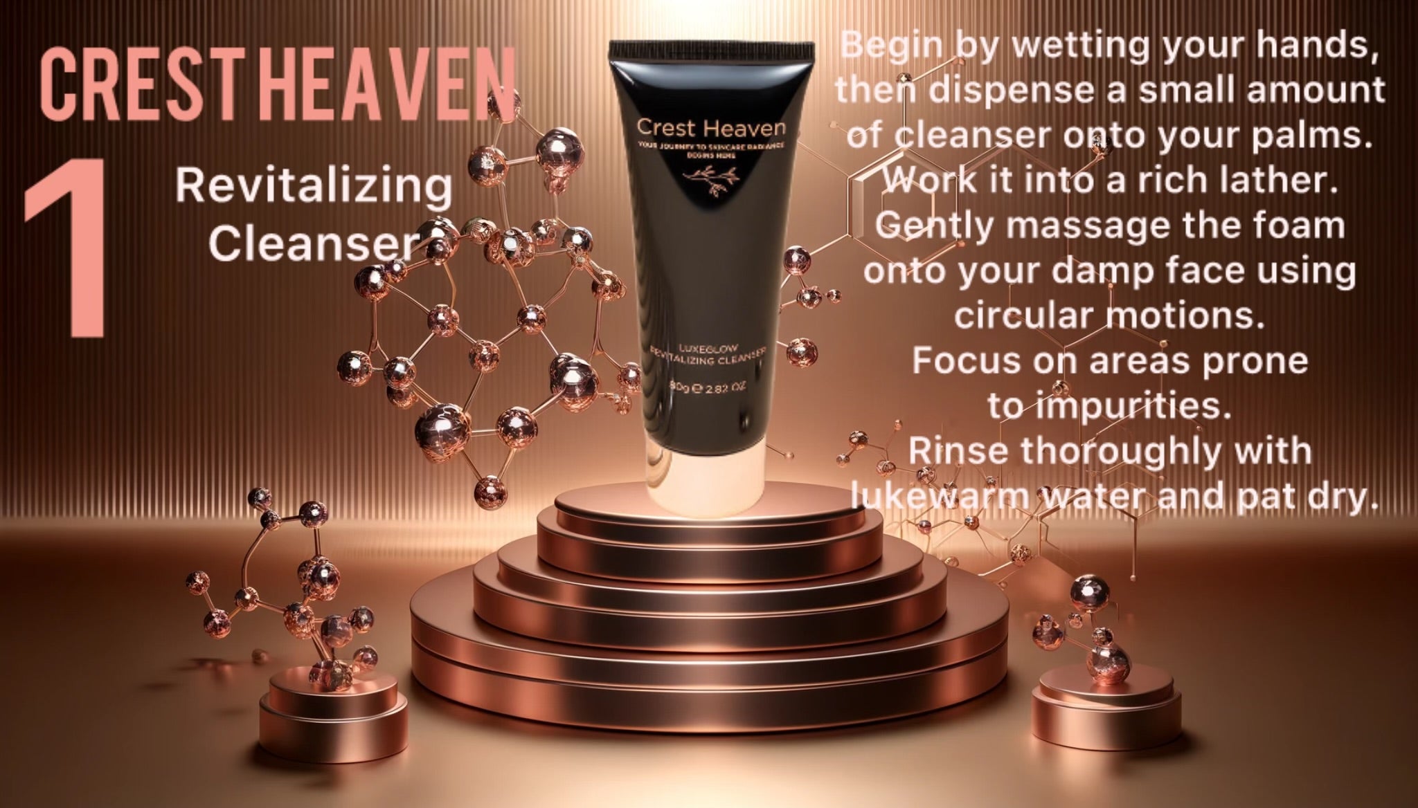 Crest Heaven LuxeGlow Skincare Ensemble